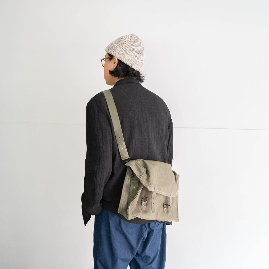 Dead stock 60's French Army musette bag - ショルダーバッグ