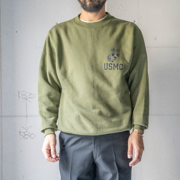 1990s U.S.M.C khaki color sweat shirt 'dead stock'