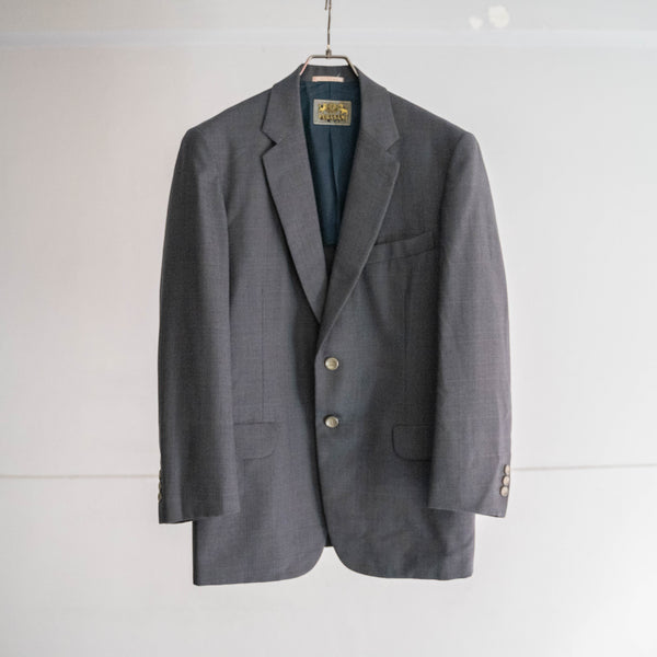 1970s Japan vintage gray checked set up