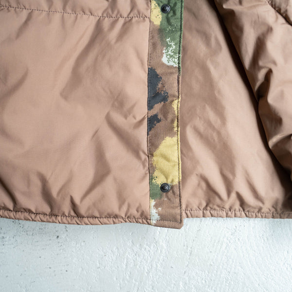 2000s Italian military light brown down vest -with camo design- 'dead stock'