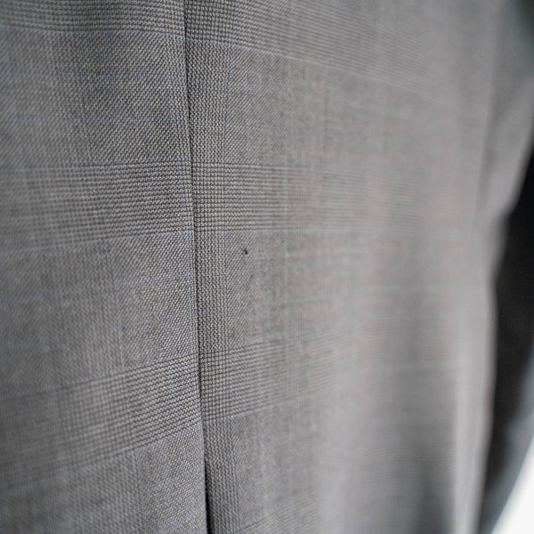 1970s Japan vintage gray checked set up