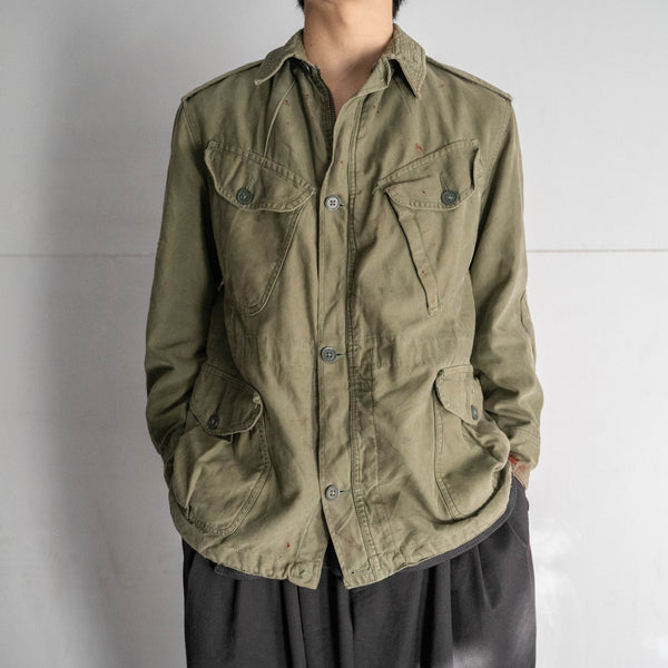 around 1960s British military P1960 combat smock jacket -good mood-