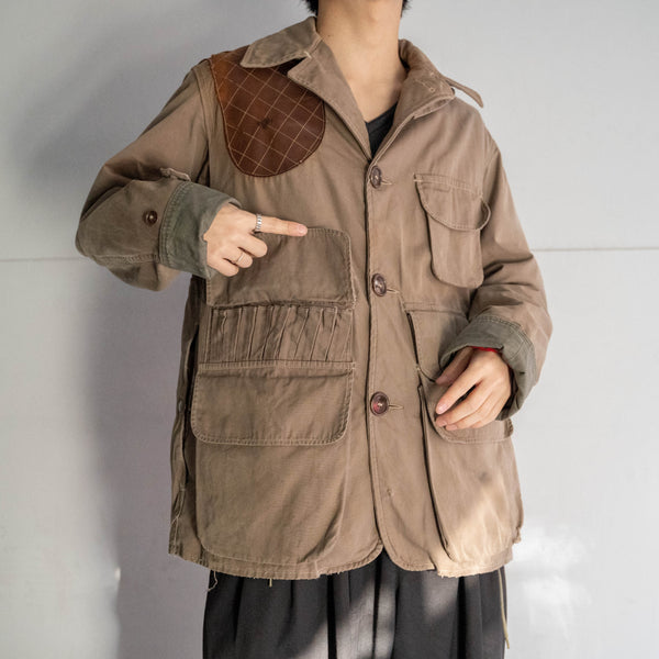 1950-60s USA beige hunting jacket 'MASLAND'