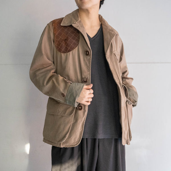 1950-60s USA beige hunting jacket 'MASLAND'