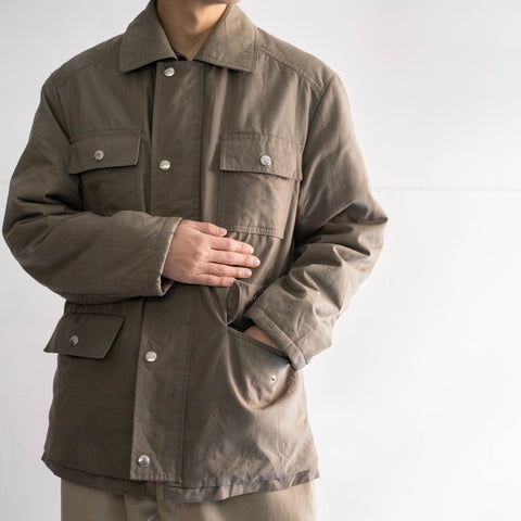 1970-80s Germany military-look puffed jacket with 4 pockets
