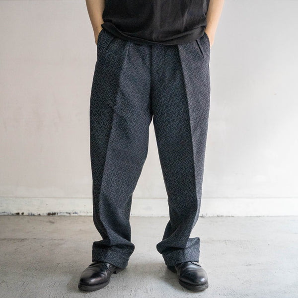 1970s Japan vintage blue based weavy set up -great fabric-