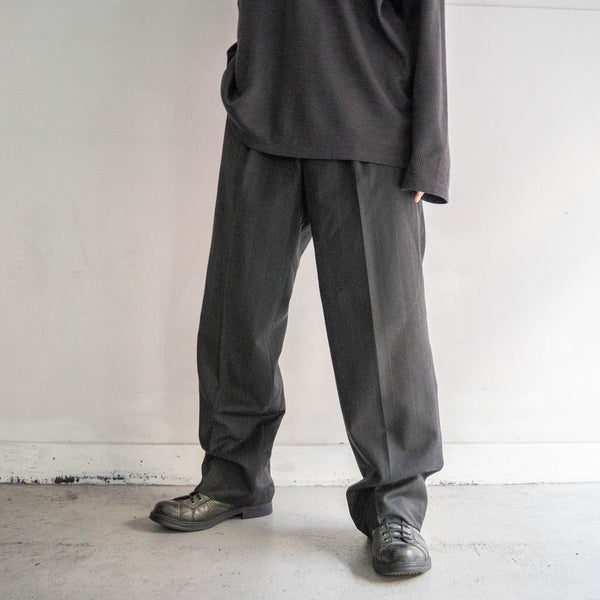 1990s Japan vintage gray striped set up