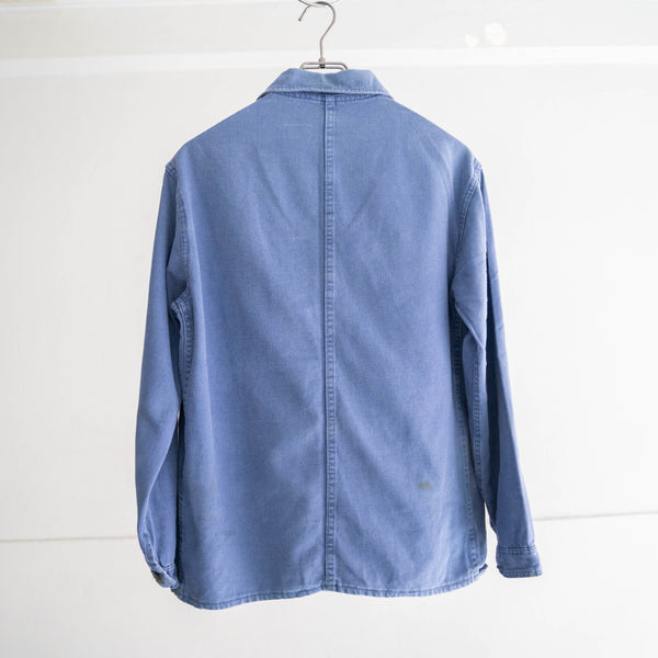 around 1970s France cotton twill work jacket 'good fade'