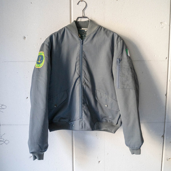 1980s Italian military L-2B flight jacket 'dead stock' -rare color-