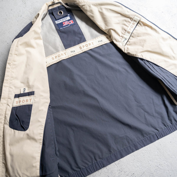 1990s navy tech short blouson