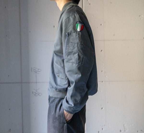 1980s Italian military L-2B flight jacket 'dead stock' -rare color-