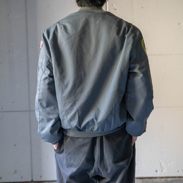 1980s Italian military L-2B flight jacket 'dead stock' -rare color-