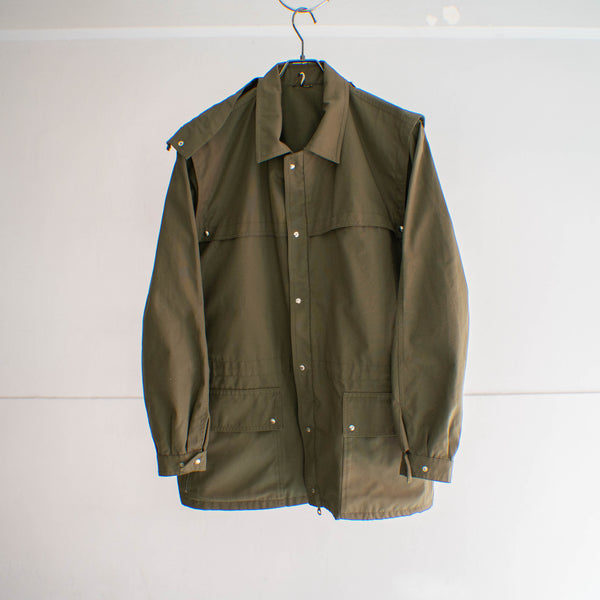 1980s Europe olive hunting tech jacket