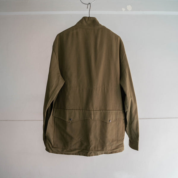 1980s dark olive zip up hunting jacket 'mint condition'