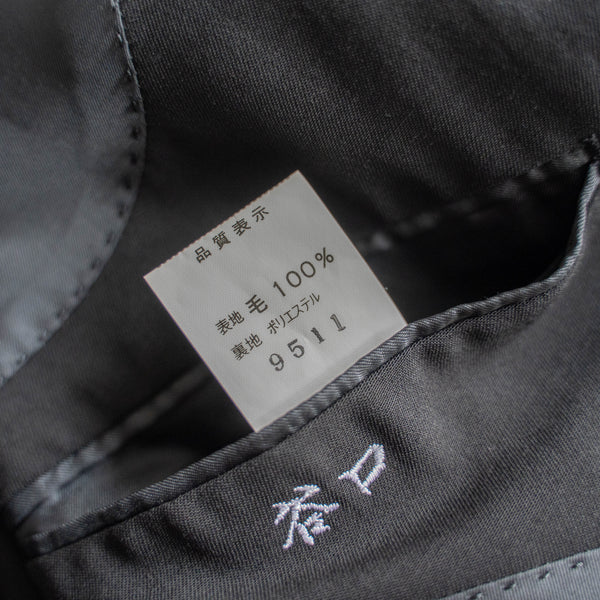 1990s Japan vintage black double breasted tailored jacket