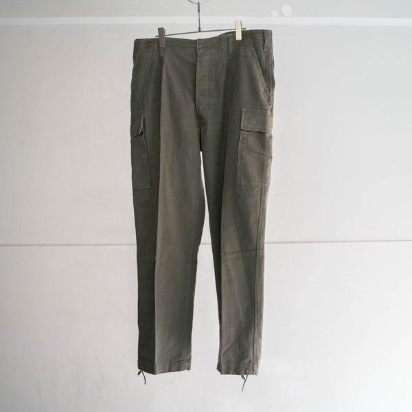 1990s German military dark olive cargo pants 'mint condition'