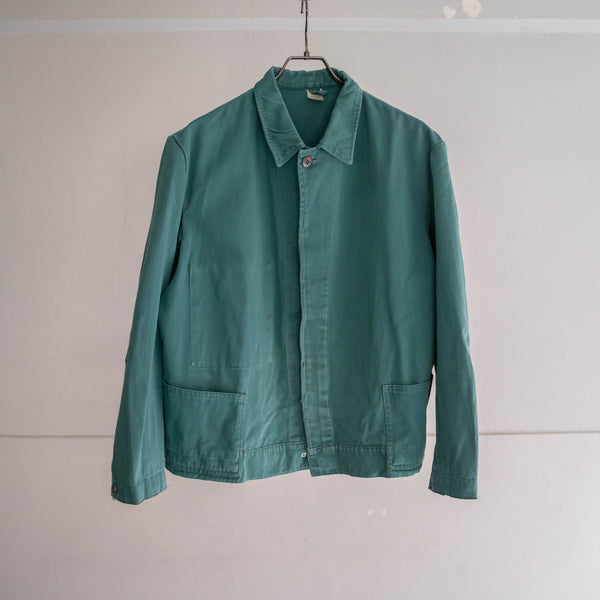 1980s Germany green short length work jacket
