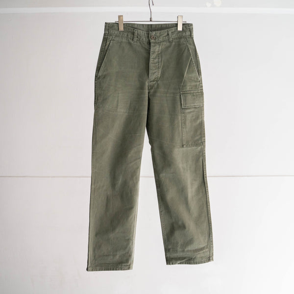 1980s Belgium military cargo pants -one pocket cargo- ‘button fly type’