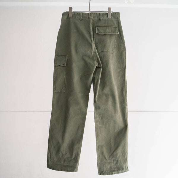 1980s Belgium military cargo pants -one pocket cargo- ‘button fly type’