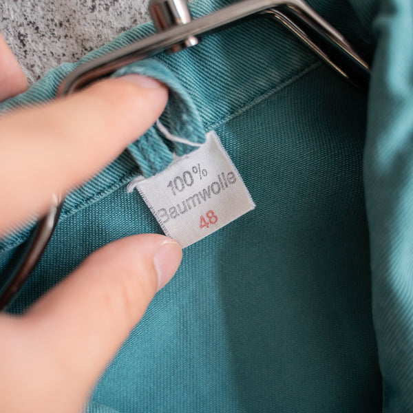 1980s Germany green short length work jacket