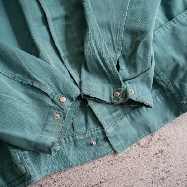 1980s Germany green short length work jacket