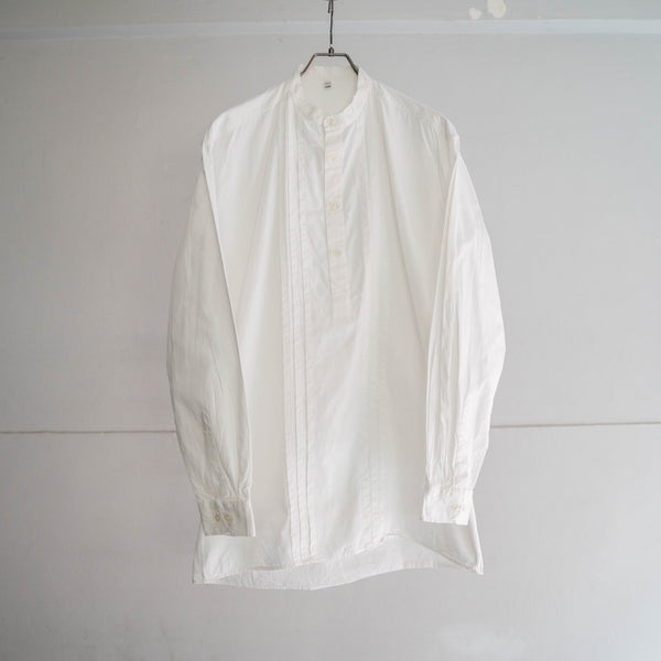 1990s Europe white cotton 100 smock shirt