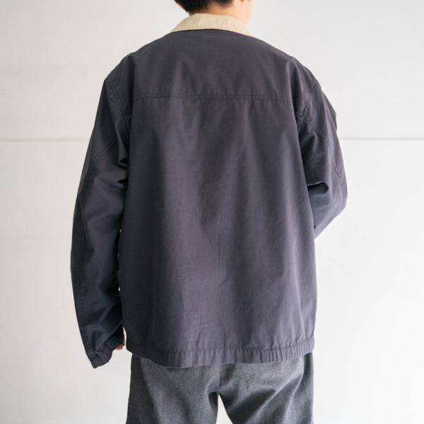 1990s navy tech short blouson