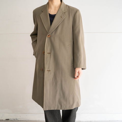 1960-70s Japan vintage three sleeves gabardin? coat -good fabric-