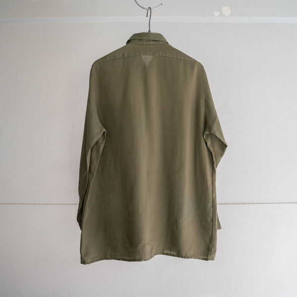 1990s Europe green cotton 100 tyrolean l/s shirt