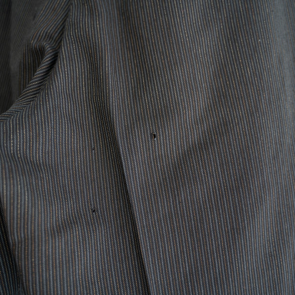 1970s Japan vintage gray based stripe slacks with coin packet