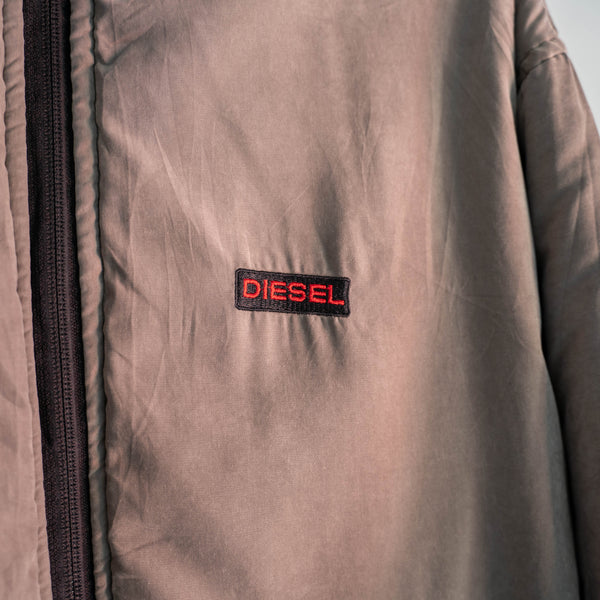 1990s 'DIESEL' modern&tech reversible puffed jacket