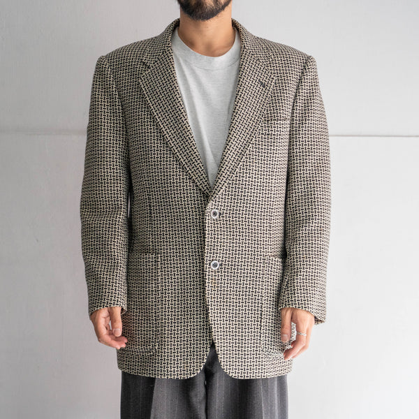 around 1980s Japan vintage knitting pattern wool tailored jacket