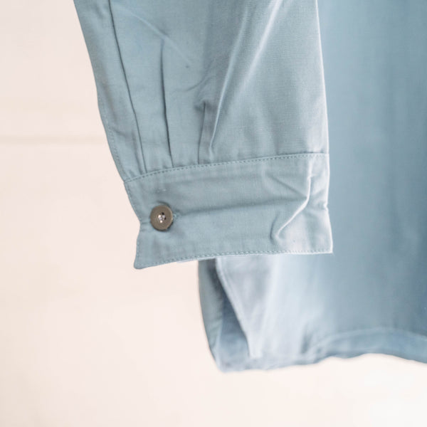 1960-70s Swedish military sky blue color sleeping shirt "dead stock"