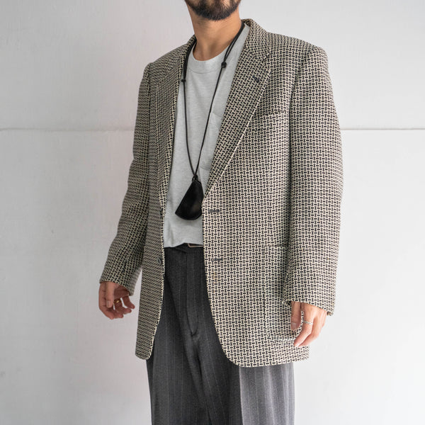 around 1980s Japan vintage knitting pattern wool tailored jacket