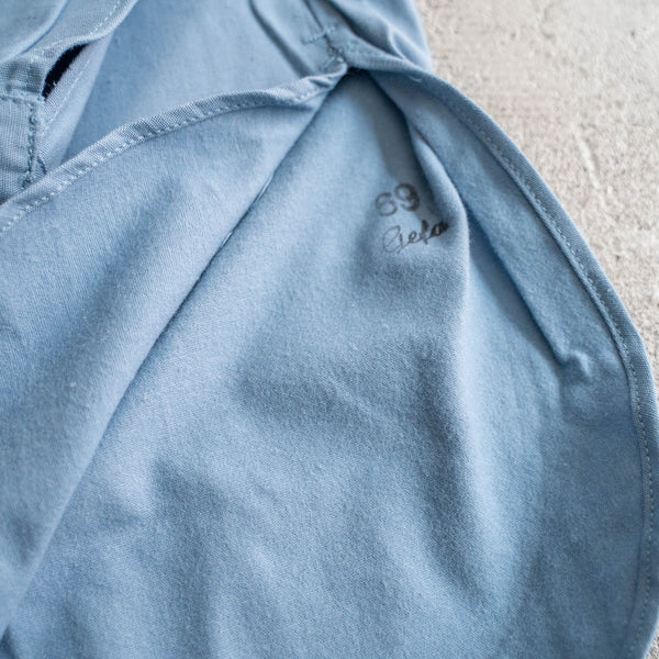 1960-70s Swedish military sky blue color sleeping shirt "dead stock"