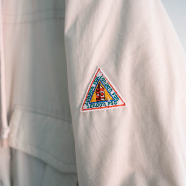 1980-90s ivory short length puffed jacket