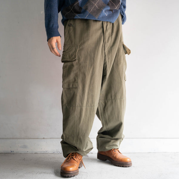 1960-80s French military M64 cargo pants -2