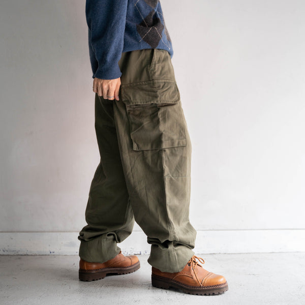 1960-80s French military M64 cargo pants -2