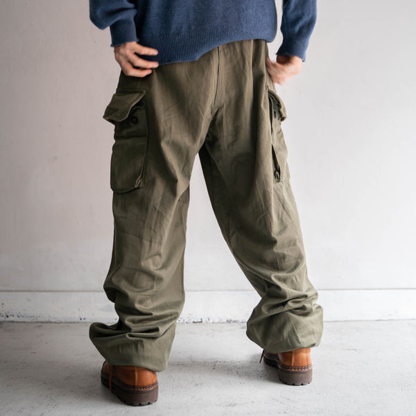 1960-80s French military M64 cargo pants -2
