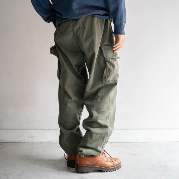 1960-80s French military M64 cargo pants -1