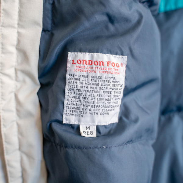 1980-90s ivory short length puffed jacket