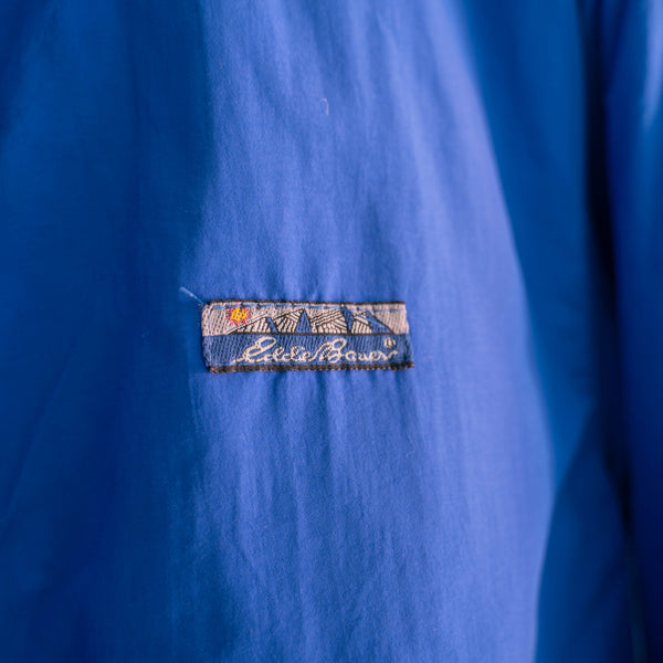 1980-90s 'Eddie Bauer' blue puffed short jacket
