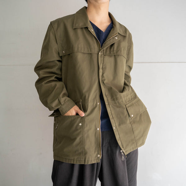 1980s Europe olive hunting tech jacket