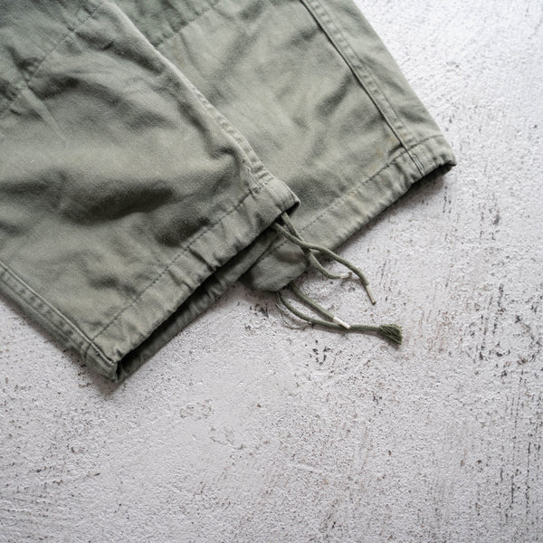 1960-80s French military M64 cargo pants -1