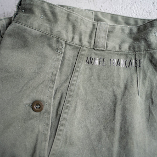 1960-80s French military M64 cargo pants -1