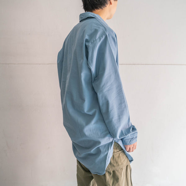 1960-70s Swedish military sky blue color sleeping shirt "dead stock"