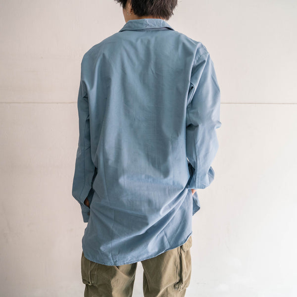 1960-70s Swedish military sky blue color sleeping shirt "dead stock"