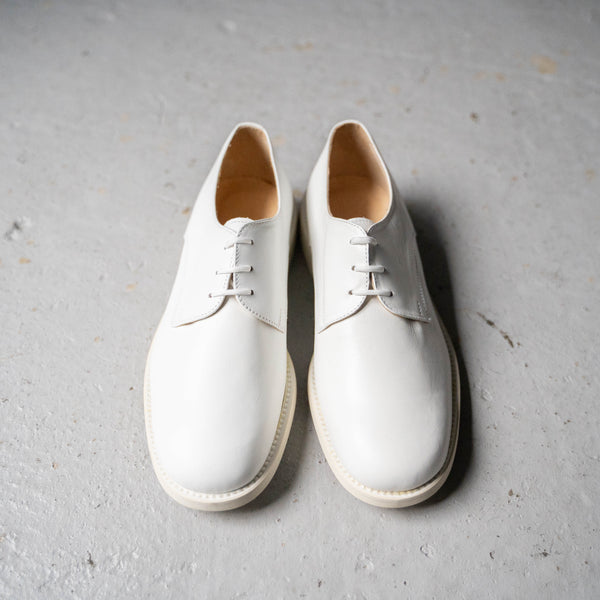 around 2000s Italian military white leather shoes 'dead stock'