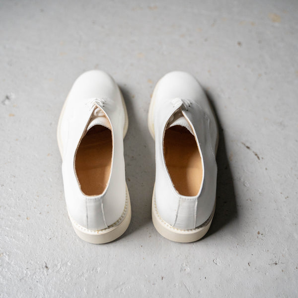 around 2000s Italian military white leather shoes 'dead stock'