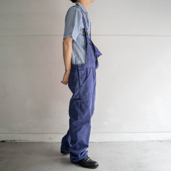 1980-90s Europe blue work overall